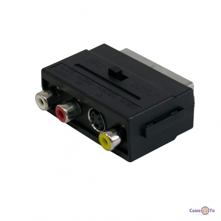 Perehidnik-SCART-3-RCAS-VIDEO-SH-3009-audio-video-adapter-skart-tulpan-493992