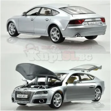 Метална кола Audi A7 – отварящи се врати 1:24 | jumbo-catalog.bg