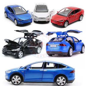 Метална количка - Tesla Model X – Мащаб 1:24