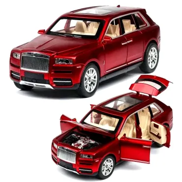 Умален модел метална количка Rolls Royce Cullinan 1:24
