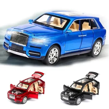 Умален модел метална количка Rolls Royce Cullinan 1:24