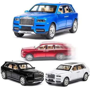 Умален модел метална количка Rolls Royce Cullinan 1:24