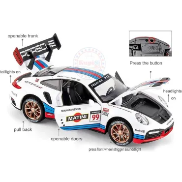 Метален модел Porsche 911 GT3 – Мащаб 1:24