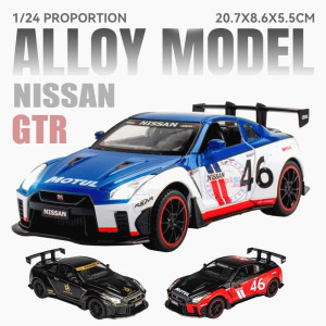 Метална количка с отварящи врати - Nissan GTR