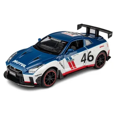 Метална количка с отварящи врати - Nissan GTR