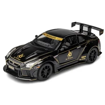 Метална количка с отварящи врати - Nissan GTR