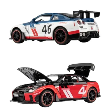 Метална количка с отварящи врати - Nissan GTR