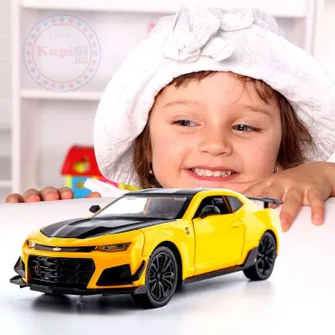 Метален модел на кола 1/24 Camaro, С Пушек