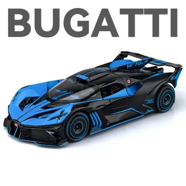 Метални коли с отварящи врати - Bugatti Bolide - 1:24