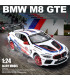 Метална кола BMW M8 GTE