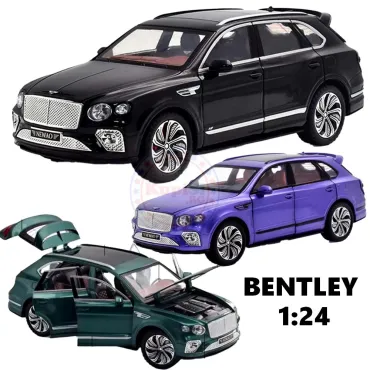 Метална количка Bentley Bentayga 1:24 – Лукс и детайлност в три цвята