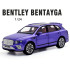 Метална количка Bentley Bentayga 1:24 – Лукс и детайлност в три цвята
