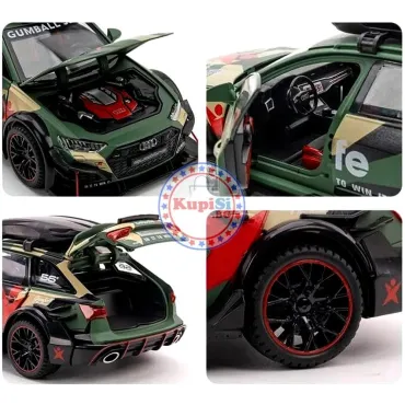 Метални колички с отварящи врати - Audi RS6