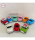 Метална играчка кола Mini Cooper с британски флаг