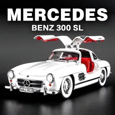Mercedes 300 SL 1:24 – метална колекционерска количка | jumbo-catalog.bg