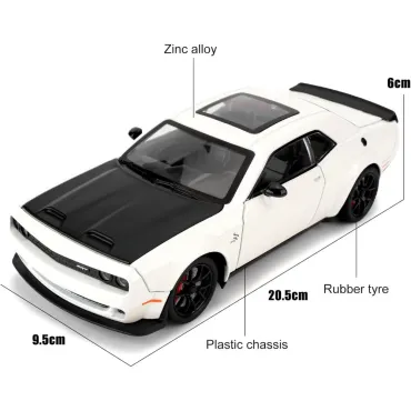 Dodge Challenger 1:24 – метална колекционерска кола | jumbo-catalog.bg