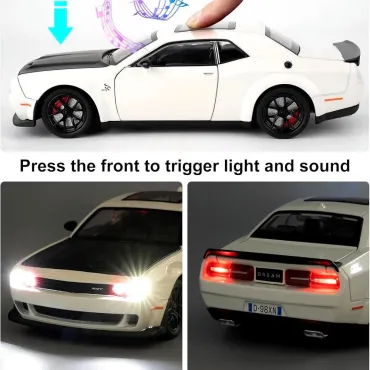 Dodge Challenger 1:24 – метална колекционерска кола | jumbo-catalog.bg