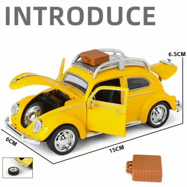 Volkswagen Beetle метална количка 1:32 | jumbo-catalog.bg