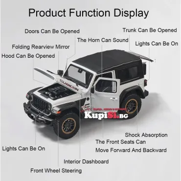 Метални колички 1 18 - Jeep Wrangler | jumbo-catalog.bg