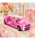 Метална кола лимузина - розова