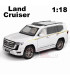 Метална кола с отварящи се врати - Land Cruiser 1:18 | jumbo-catalog.bg