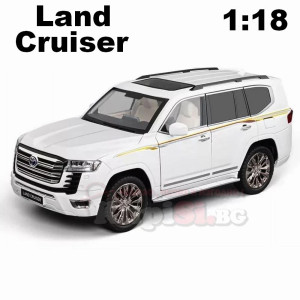 Метална кола с отварящи се врати - Land Cruiser 1:18 | jumbo-catalog.bg