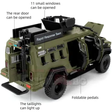 Военен джип 1:24 – метална бронирана кола | jumbo-catalog.bg