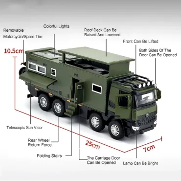 Кемпер камион Mercedes Off-Road – метален модел | jumbo-catalog.bg
