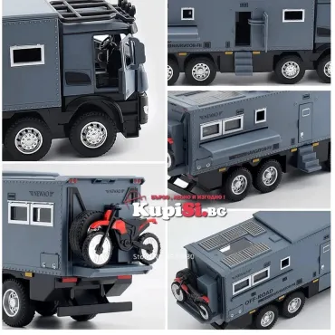 Кемпер камион Mercedes Off-Road – метален модел | jumbo-catalog.bg