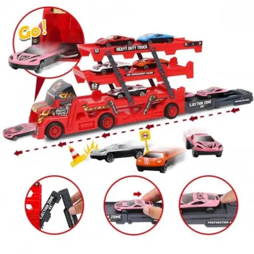 Голям детски автовоз - Рампа с колички | jumbo-catalog.bg