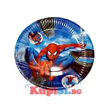 Детски парти чинийки 10 броя Спайдърмен "Spiderman"