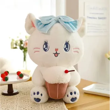 Плюшено коте с мъфин 40 см | jumbo-catalog.bg