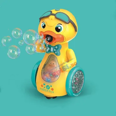 Играчка пате с мехурени балони