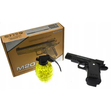 Airsoft пистолет M20 Colt 1911 + 800 BB сачми | jumbo-catalog.bg