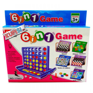 Комплект 6 в 1 детски настолни игри от jumbo-catalog.bg