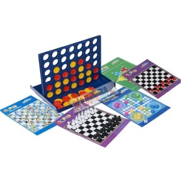 Комплект 6 в 1 детски настолни игри от jumbo-catalog.bg