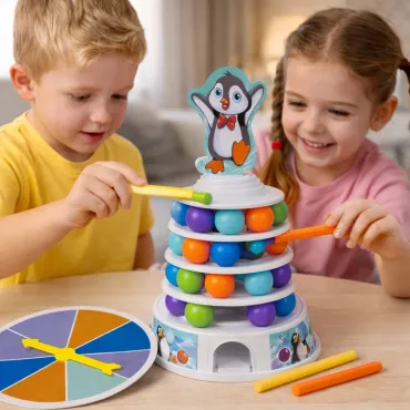 Игра за баланс - Пингвин на кула | jumbo-catalog.bg
