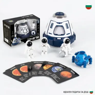 Детска космическа игра - катапулт и луноход | jumbo-catalog.bg