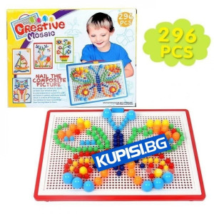 Детска мозайка с 296 елемента отjumbo-catalog.bg