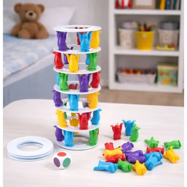 Игра с пингвини - баланс кула | jumbo-catalog.bg