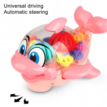 Музикална играчка Делфин със светлини