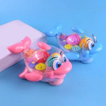 Музикална играчка Делфин със светлини