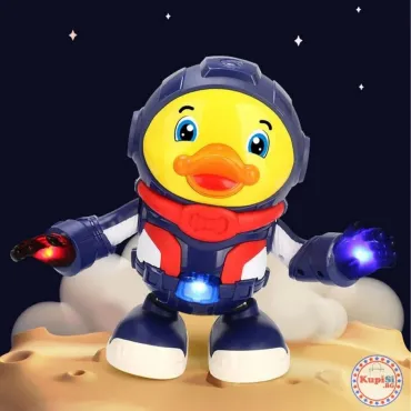 Играчка пате с космически костюм и мелодии