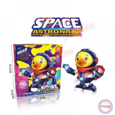 Играчка пате с космически костюм и мелодии