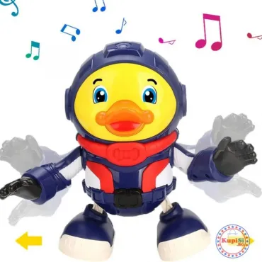 Играчка пате с космически костюм и мелодии