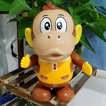 Играчка маймунка с батерии