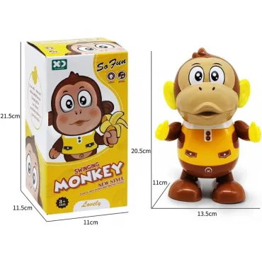 Играчка маймунка с батерии