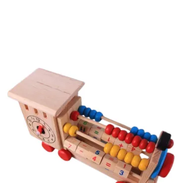 Дървена играчка локомотив
