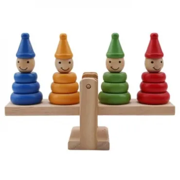 Дървена играчка, Везна с тежести