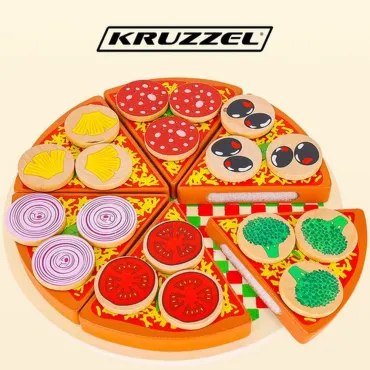 Дървена пица играчка - Kruzzel | jumbo-catalog.bg
